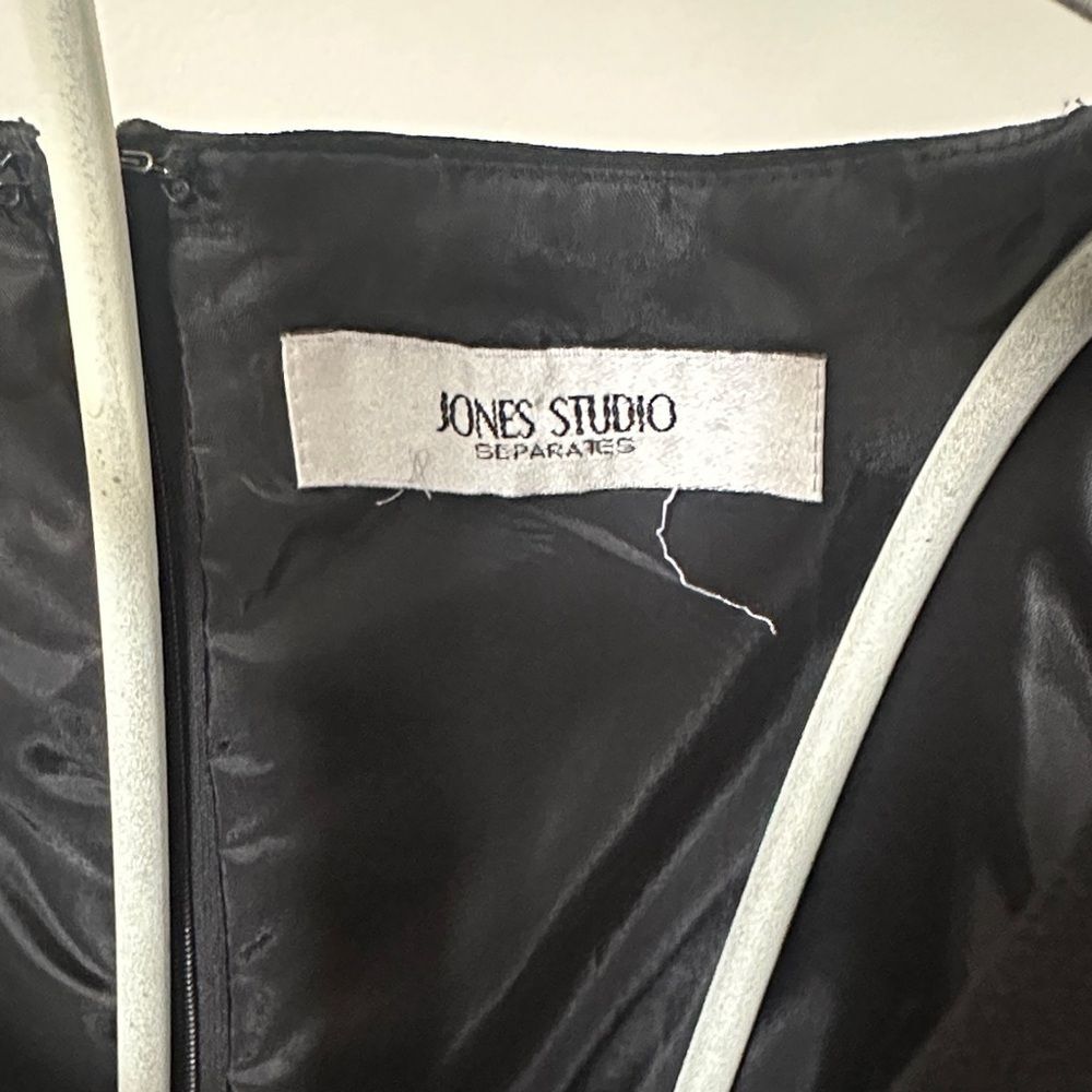 Jones Studio Classic Black Midi Dress - Picture 2 of 5